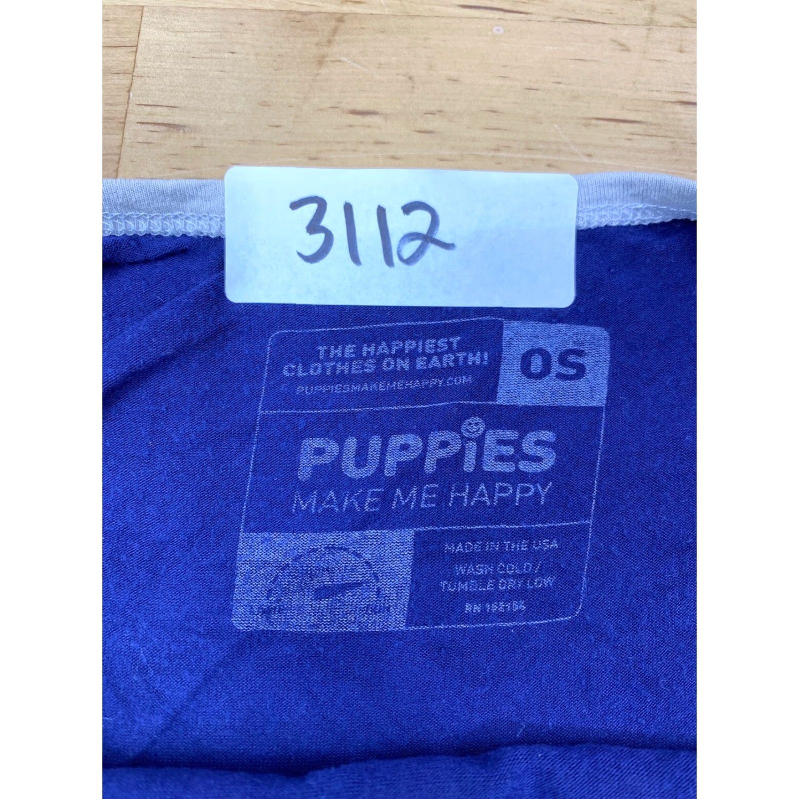 Born Puppies Make Me Happy Tank Top Puppies & America Dogs Blue One Size Sleeveless Women's Tank Top Boy/Girl? Size ONE SIZE - 4 Thumbnail