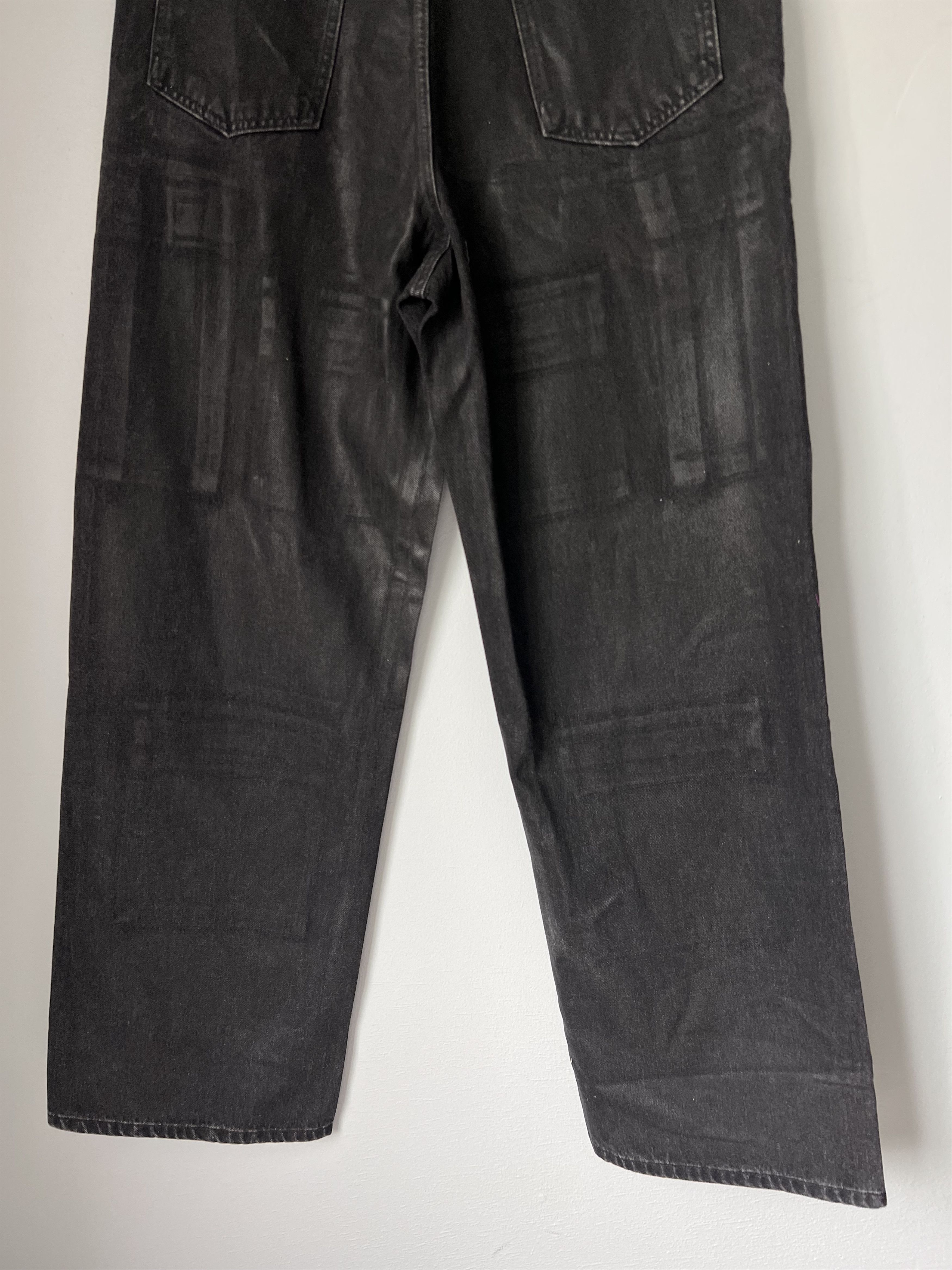 Who Decides War Who Decides War Waxed Cargo Pants in Black Size US 34 / EU 50 - 6 Thumbnail
