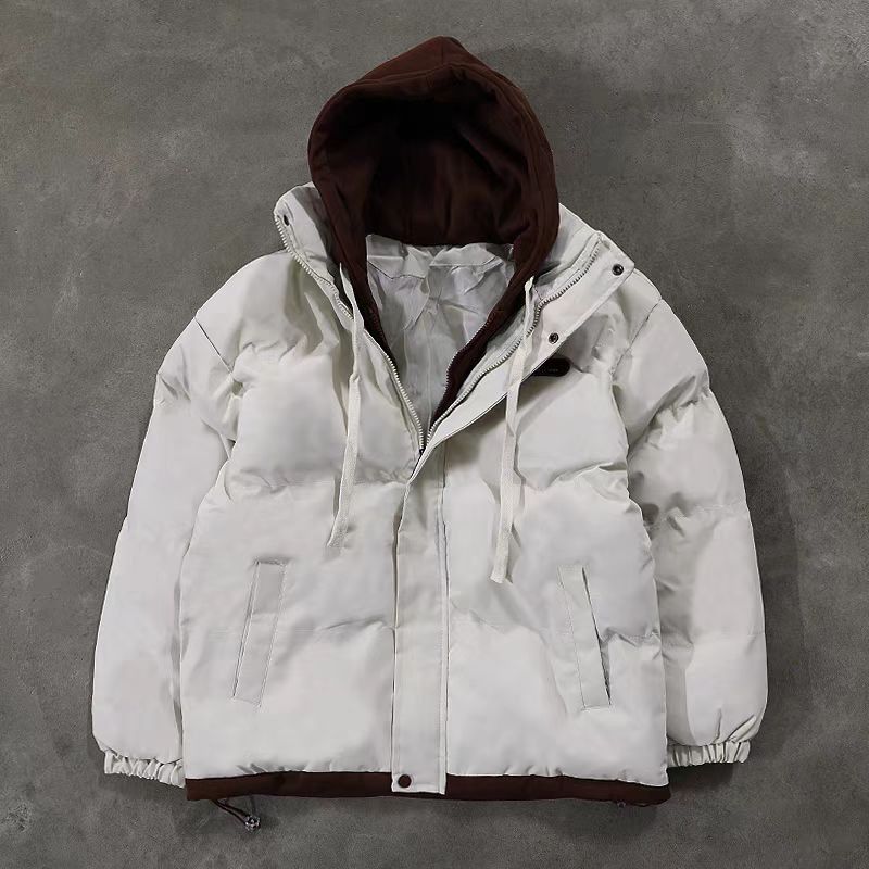Vintage Street Warm Hooded Cotton Jacket Coat
