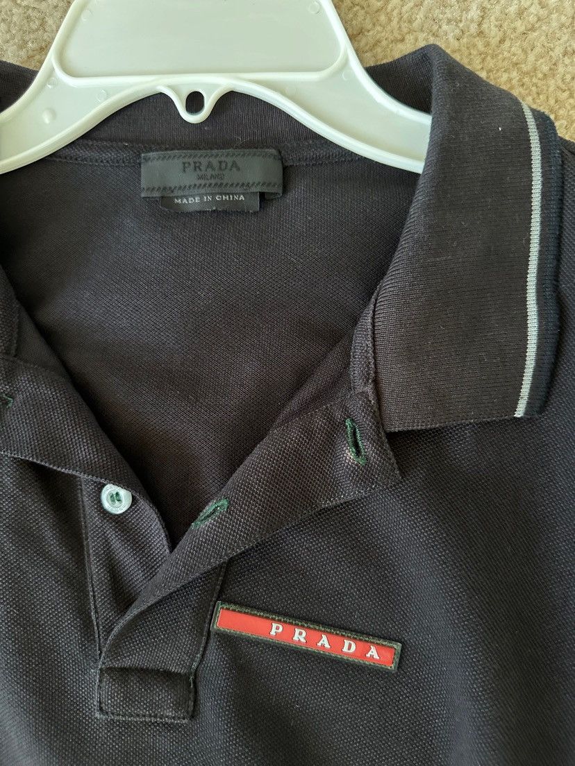 Prada Prada Luna Rossa polo in Black size L Size US L / EU 52-54 / 3 - 3 Thumbnail