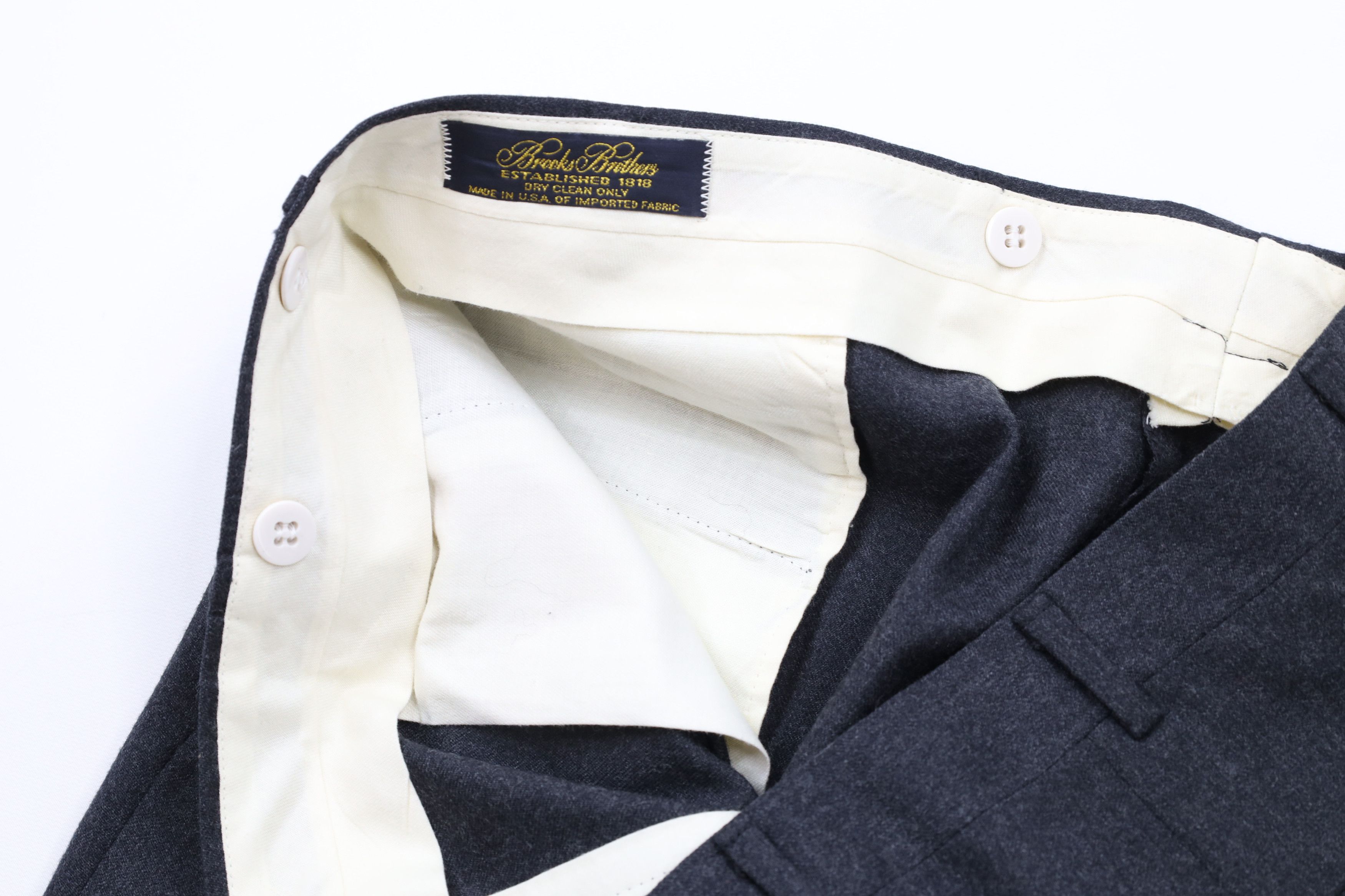 Brooks Brothers × Vintage Vintage 70s Brooks Brothers Cuffed Wide Leg Pants USA Size US 38 / EU 54 - 6 Thumbnail