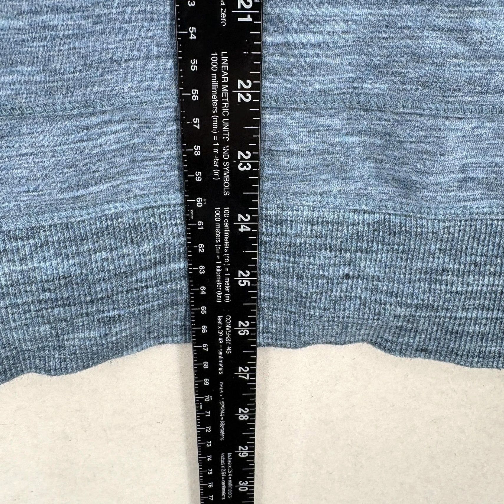 L.L.Bean Cozy Pullover Womens XL Blue Cowl Neck Kangaroo Pocket Stretch Travel