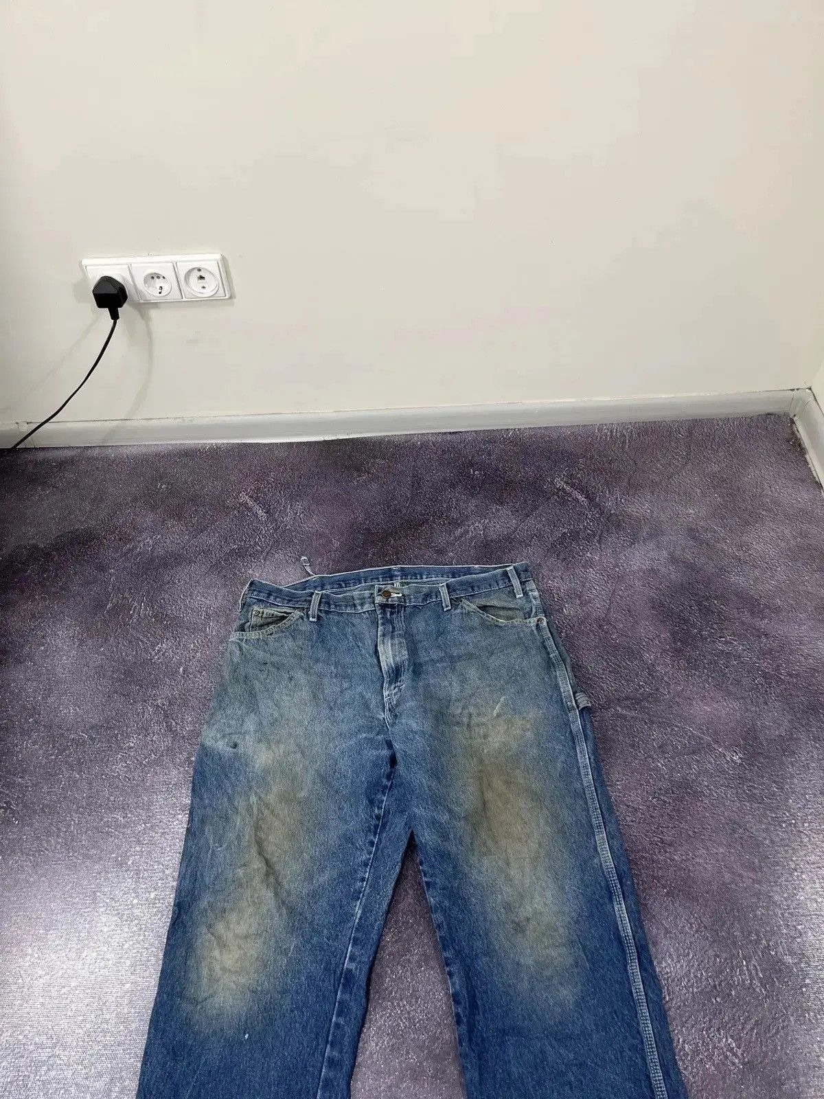 Dickies × Vintage Vintage Dickies Hype Blue American Denim Baggy Jeans Size US 38 / EU 54 - 6 Thumbnail