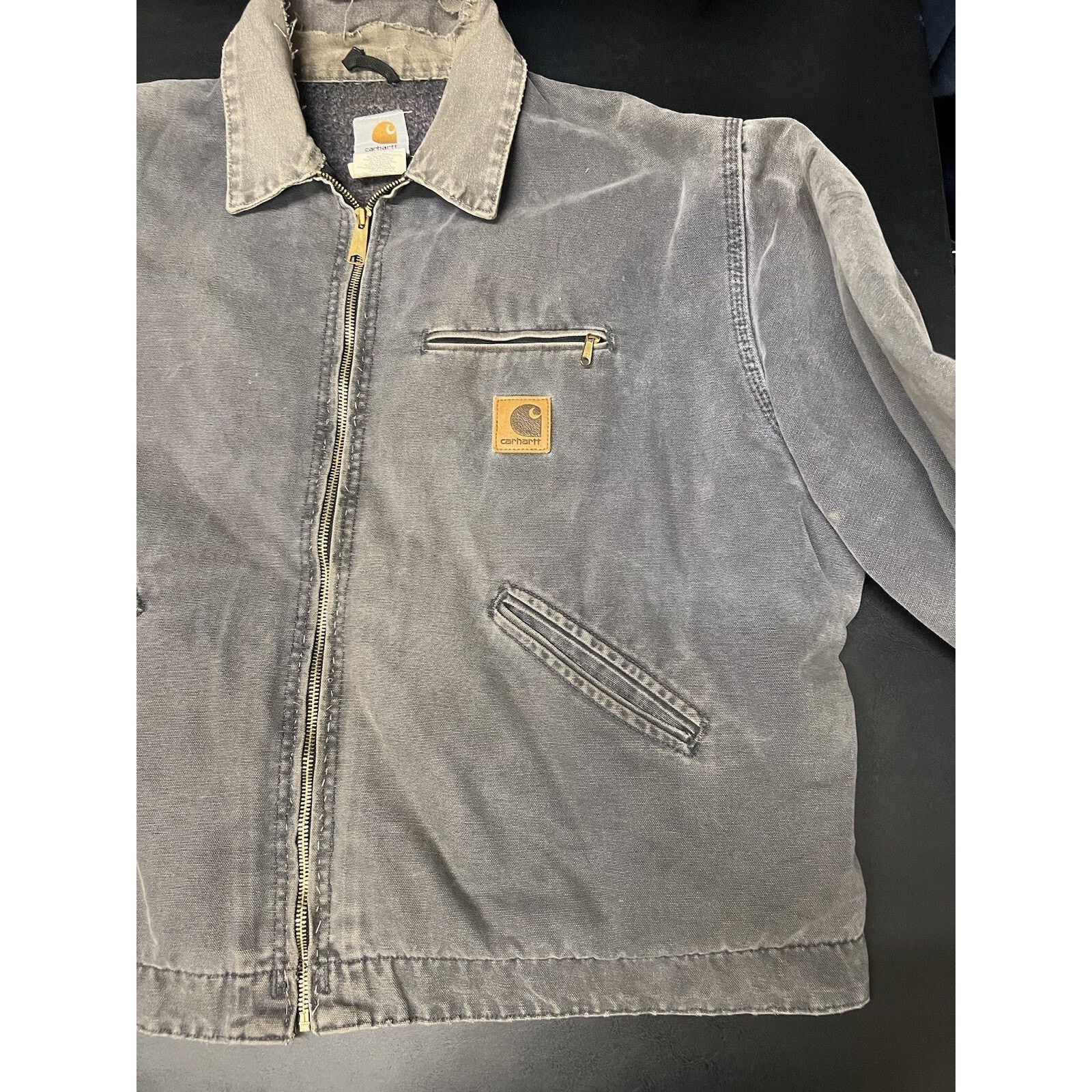 Carhartt Carhartt Detroit Jacket J97 PTL Stone Grey Size XXL Y2K VTG Size US XXL / EU 58 / 5 - 6 Thumbnail
