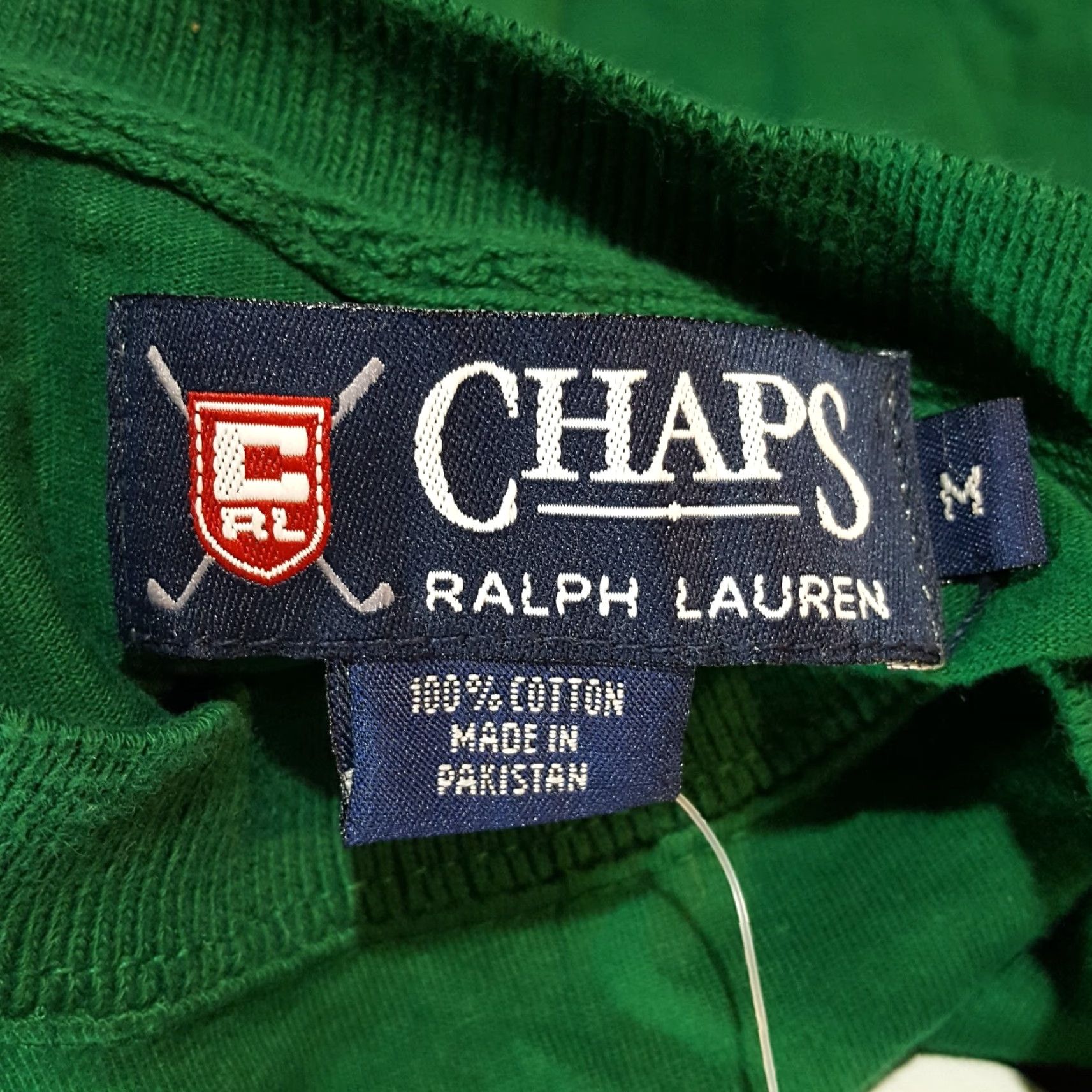 Ralph Lauren VINTAGE Ralph Lauren Chaps Forrest Green Mens Medium Pocket Golf Sports T Shirt Size US M / EU 48-50 / 2 - 7 Thumbnail