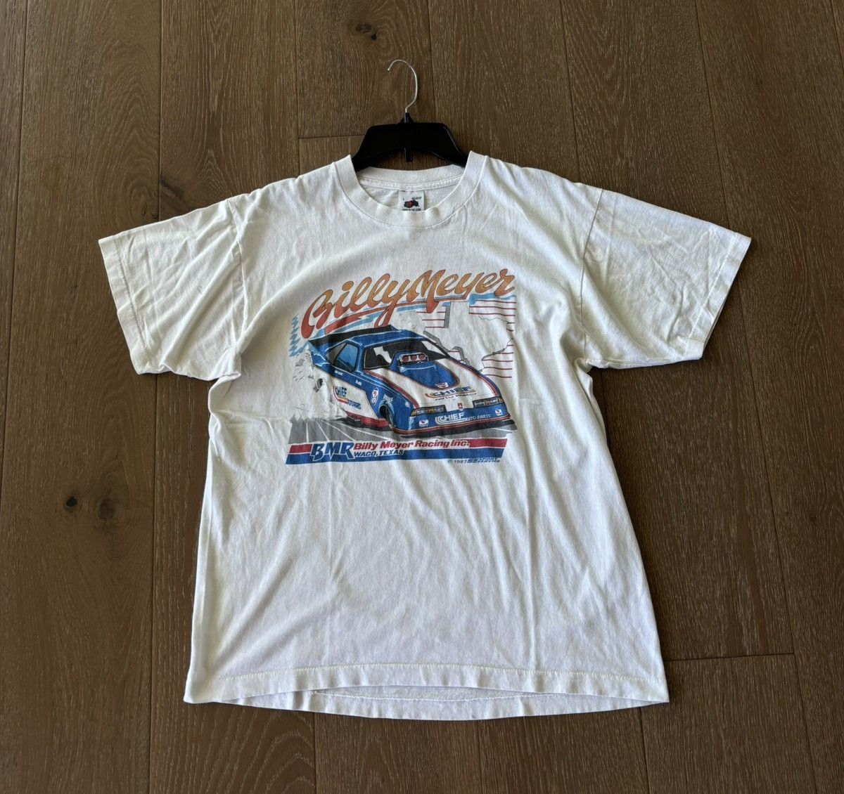 Other Vintage Billy Meyer Racing Tee Size US L / EU 52-54 / 3 - 1 Thumbnail