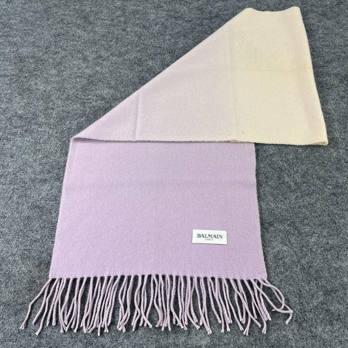 Vintage Vintage Balmain Scarf / Muffler / Neckwear K009 Size ONE SIZE - 3 Thumbnail