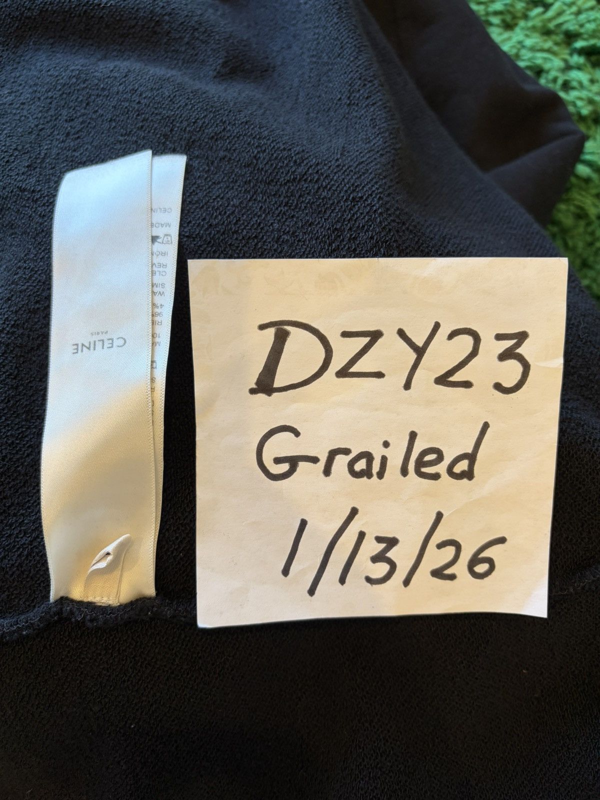 Celine Celine Loose Hoodie in Cotton Fleece Sz M Size US M / EU 48-50 / 2 - 4 Thumbnail