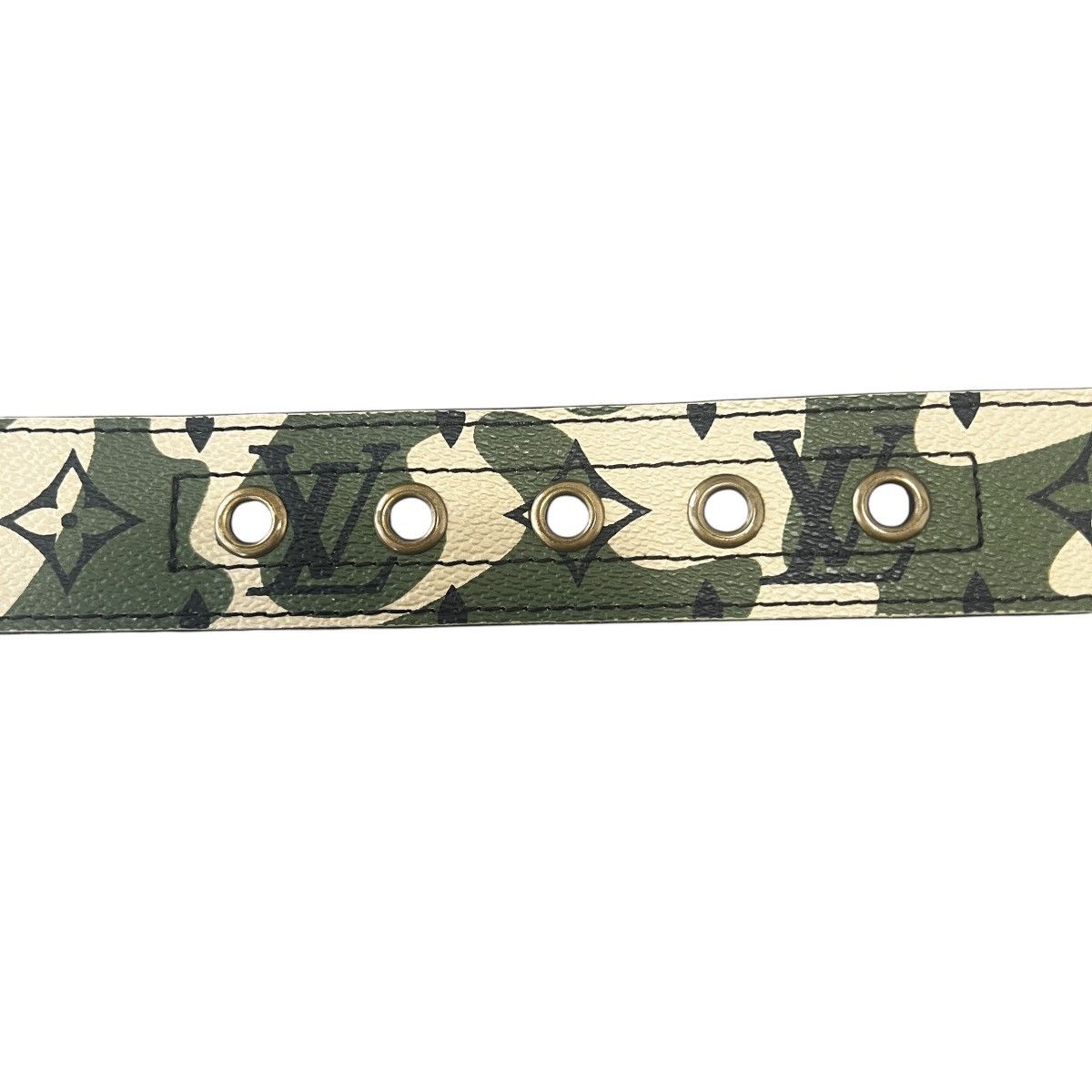 Louis Vuitton × Takashi Murakami LOUIS VUITTON xTakashi Murakami 2008AW Camo Ceinture Belt 90 Size ONE SIZE - 4 Thumbnail