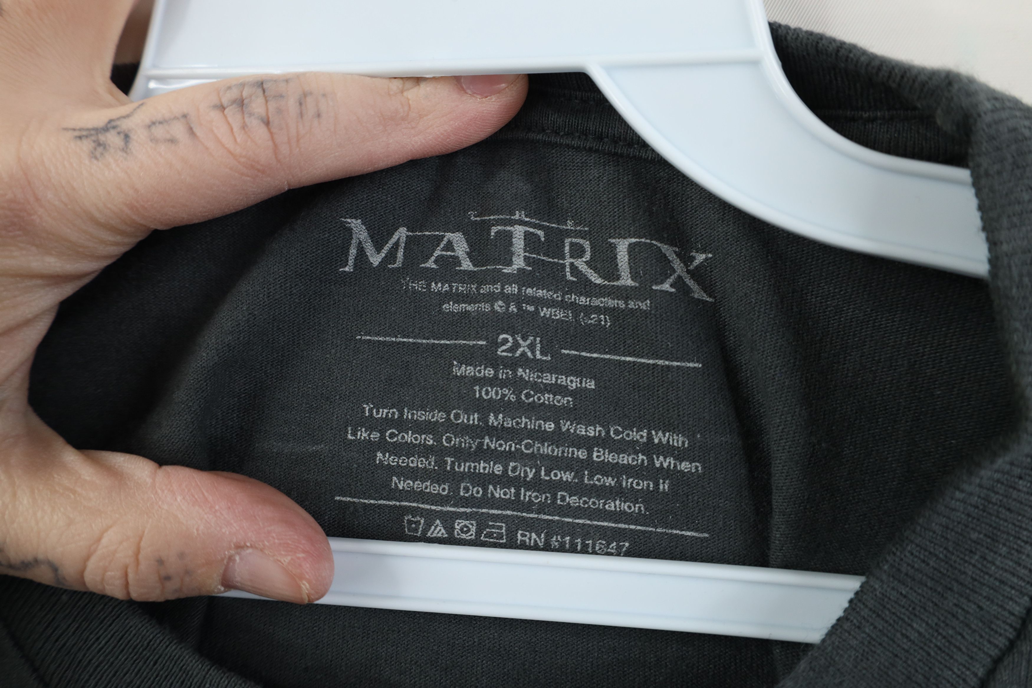 Vintage Vintage Y2K The Matrix Morpheus Agent Smith Trinity T-Shirt Size US XXL / EU 58 / 5 - 10 Thumbnail