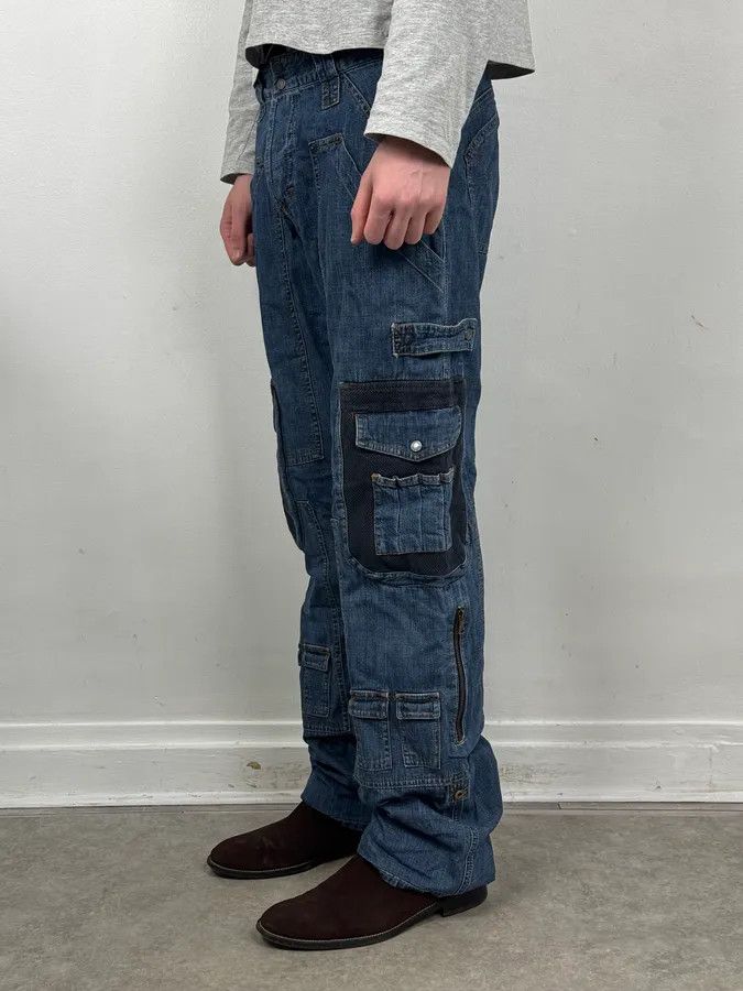 Dolce & Gabbana AW2004 Dolce & Gabbana Navy Denim Cargo Jeans Size US 34 / EU 50 - 3 Thumbnail