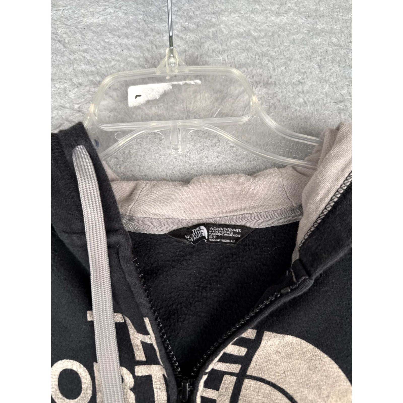 The North Face The North Face Hoodie Womens Small Black Full Zip Logo Fleece Sweatshirt Size S / US 4 / IT 40 - 7 Thumbnail