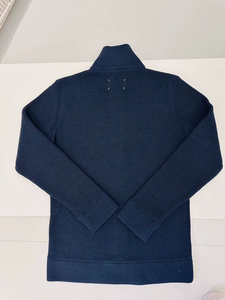 Maison Margiela Maison Margiela Men's stand-up collar zipper cardigan sweat Size US XL / EU 56 / 4 - 5 Thumbnail