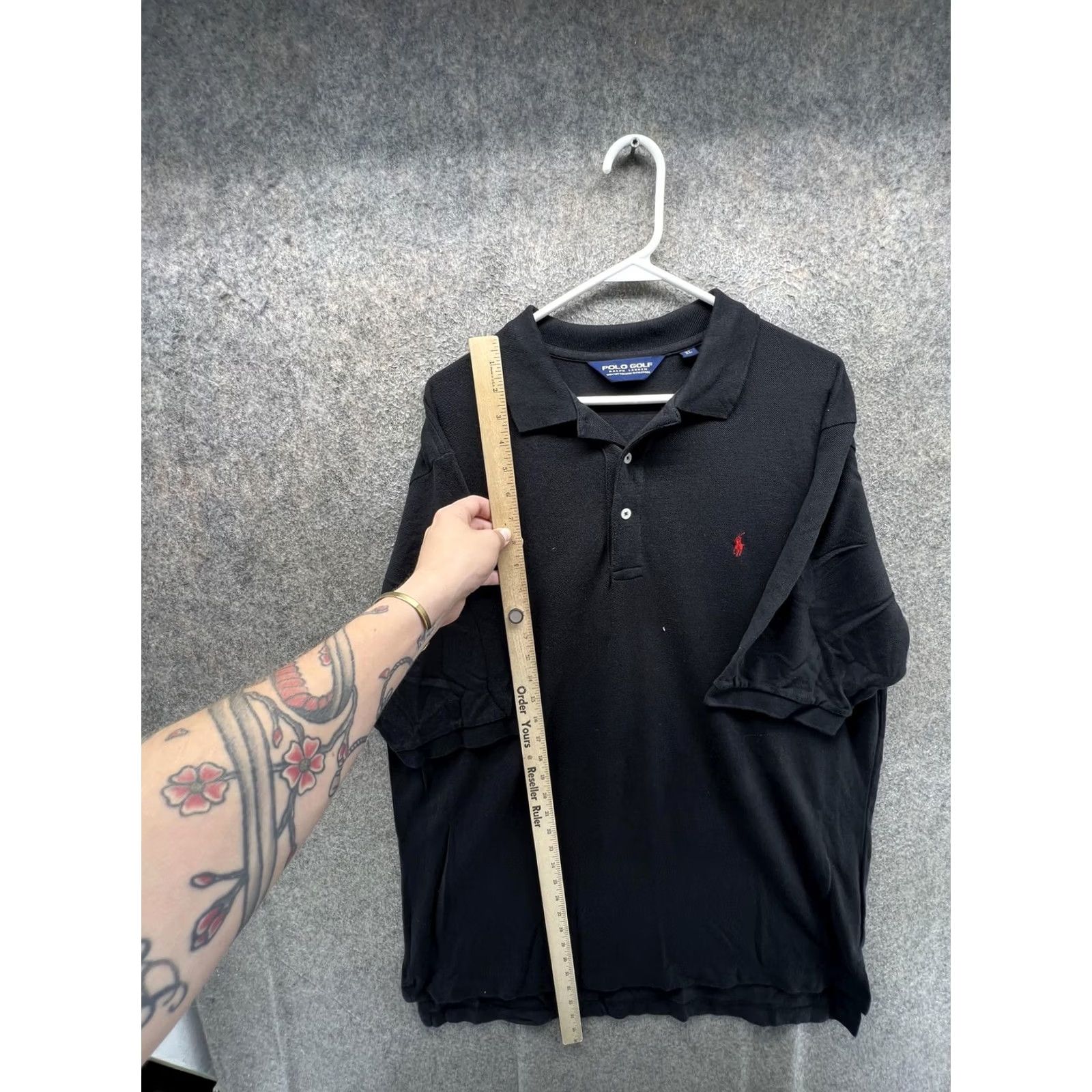 Polo Ralph Lauren Polo Ralph Lauren Polo Shirt Mens XL Black Pony Logo Golf Vintage 2000s Polo Shirt Size US XL / EU 56 / 4 - 2 Thumbnail