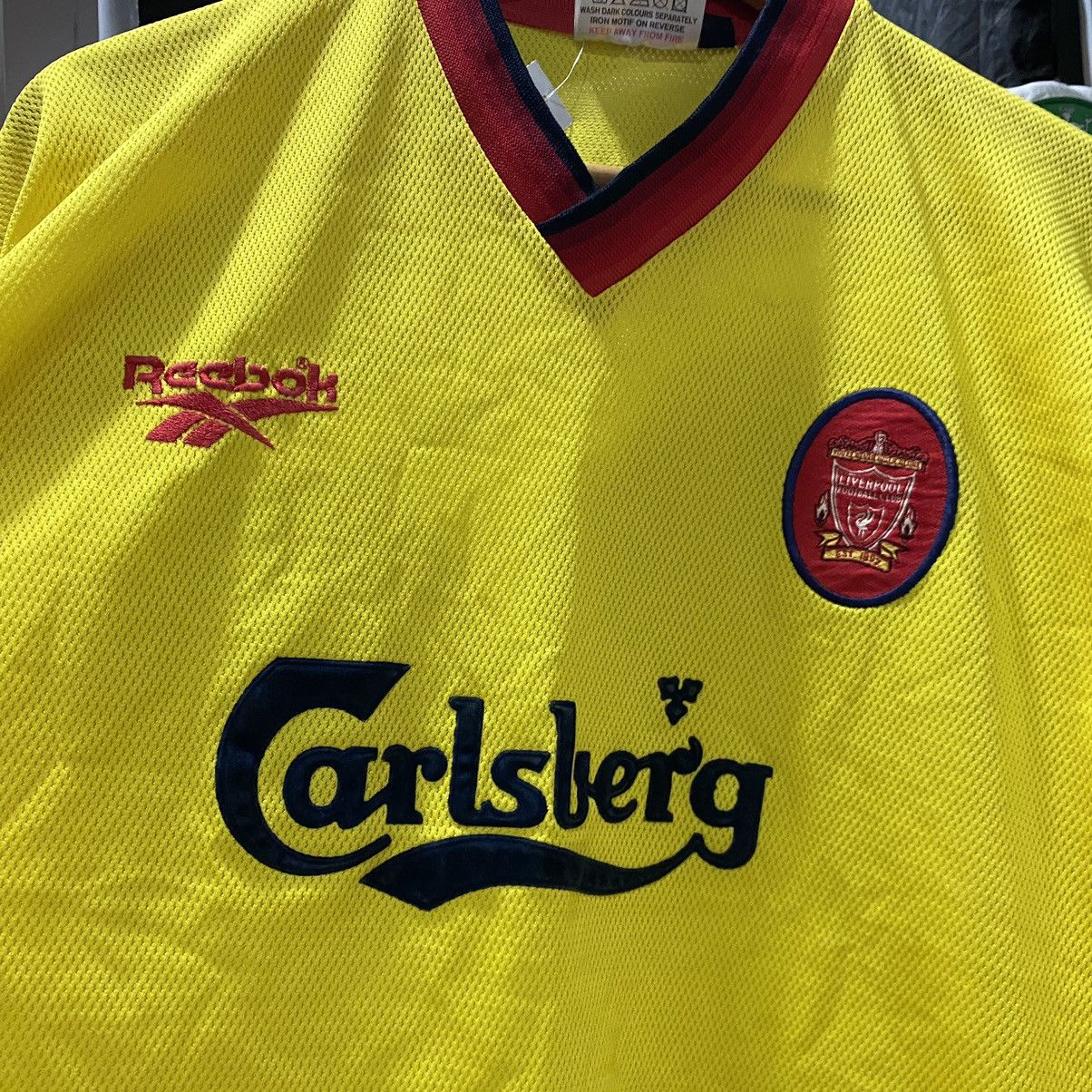 Vintage Liverpool FC Reebok 1997/99 Away Vintage Y2k Football Shirt Size US XL / EU 56 / 4 - 5 Thumbnail