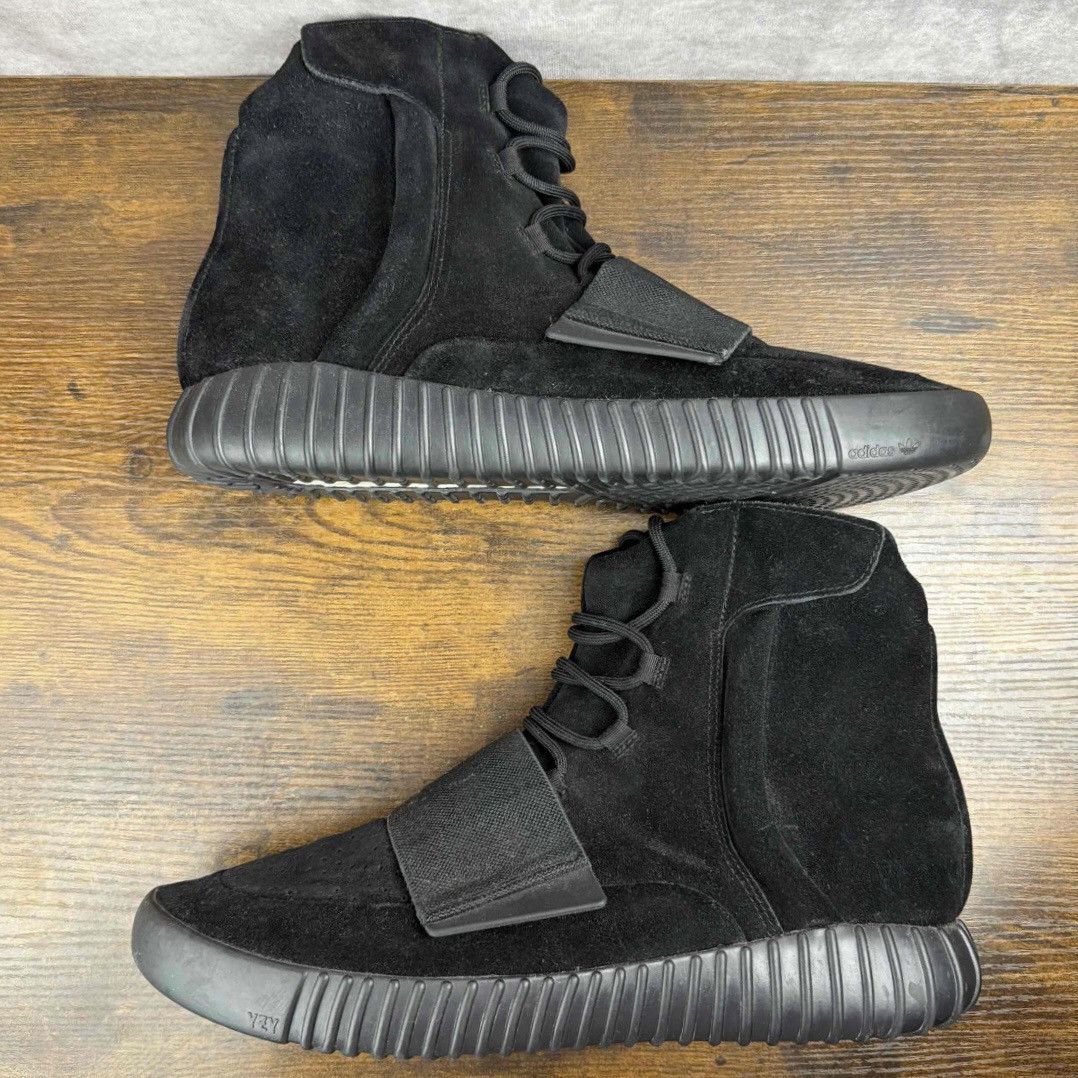 Adidas × Kanye West adidas Yeezy Boost 750 Triple Black Size 14 BB1839 OG Rare Size US 14 / EU 47 - 3 Thumbnail