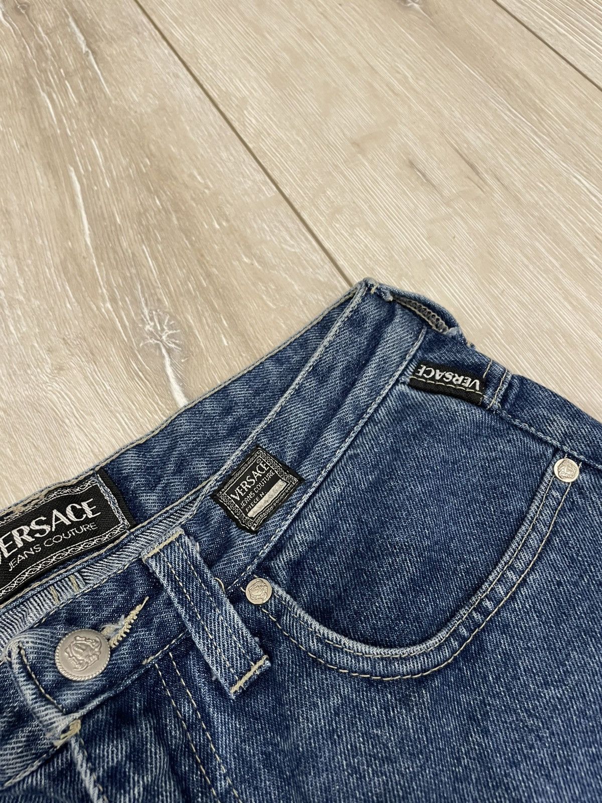 Versace Jeans Couture Vintage 90s Versace Jeans Couture Denim size 31 Size US 31 - 5 Thumbnail