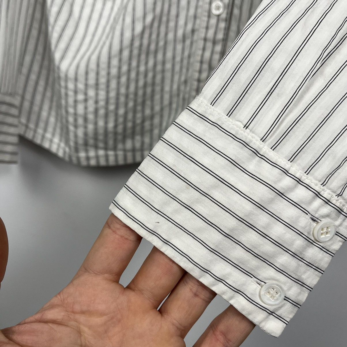 Transit Ladies Transit Par-Such Avant-Garde Button Up Shirt Size L / US 10 / IT 46 - 13 Thumbnail
