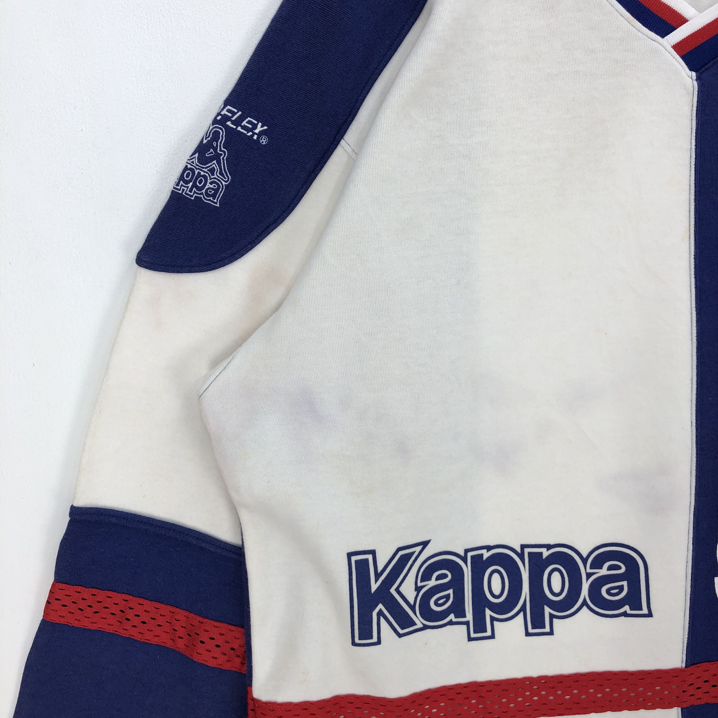 Kappa Vintage 90s Kappa Tshirt Kappa Jersey Polyester NHL Tees Size US L / EU 52-54 / 3 - 3 Thumbnail