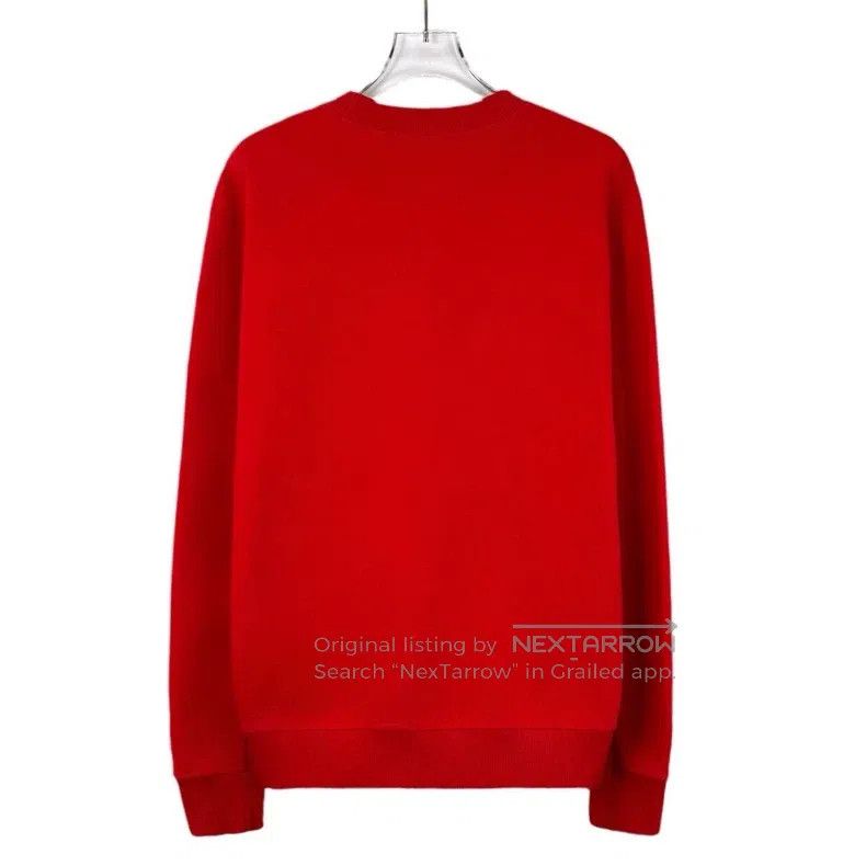 Fendi Fendi Red Logo Embossed Cotton Round Neck Long Sleeve Swea Size US S / EU 44-46 / 1 - 2 Thumbnail