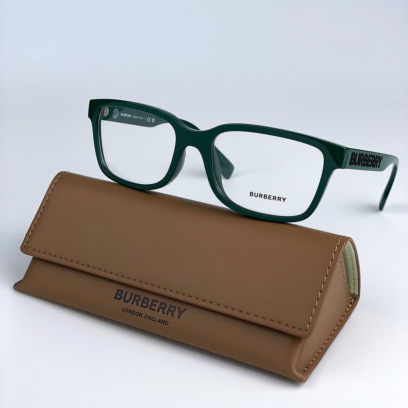 NEW BurberryBE2379U Charlie 4071 Rectangle Unisex Eyeglasses