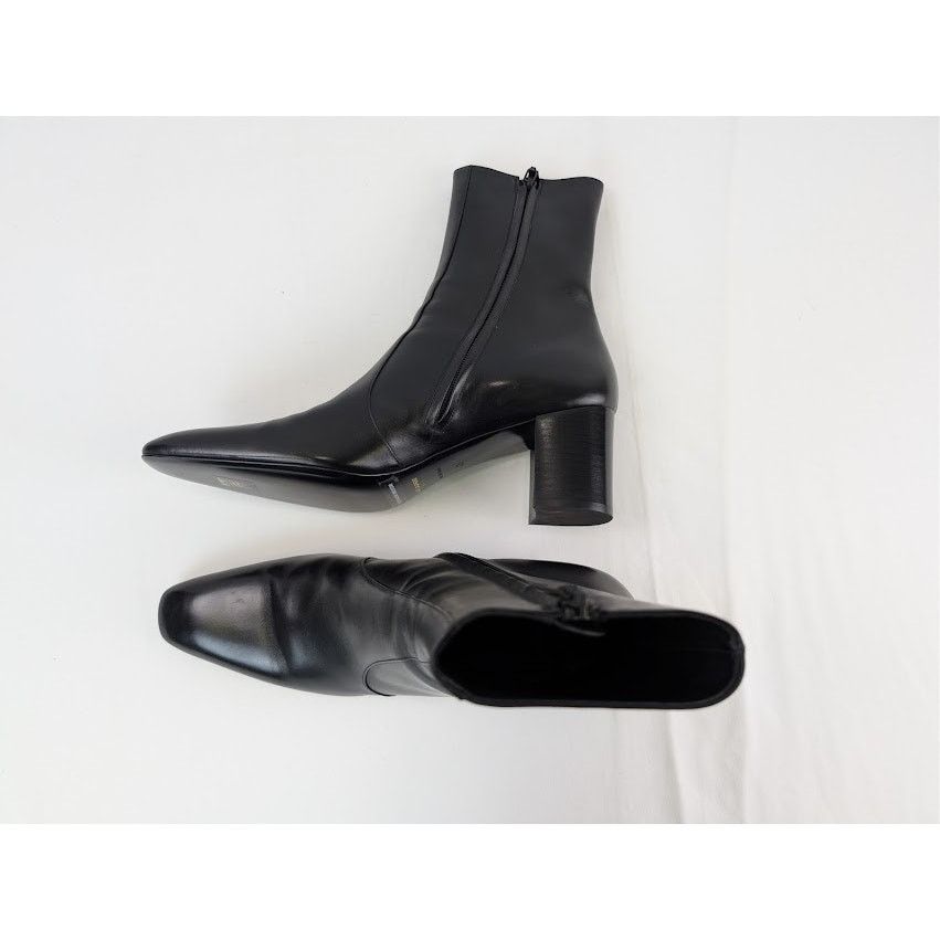 Saint Laurent Paris o1rshd1 XIV 70 Zipped Boot in Nero Size US 10 / EU 43 - 1 Thumbnail