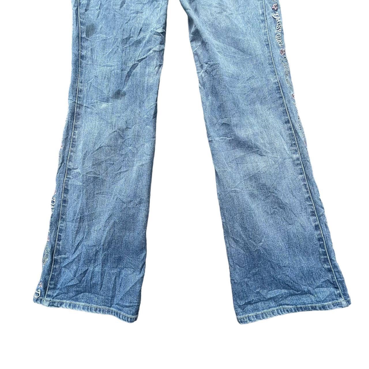 Beauty Beast × Hysteric Glamour × Vintage Vintage Daisy Lovers Embroided Side Tap Flare Denim Pants Size 28" / US 6 / IT 42 - 5 Thumbnail
