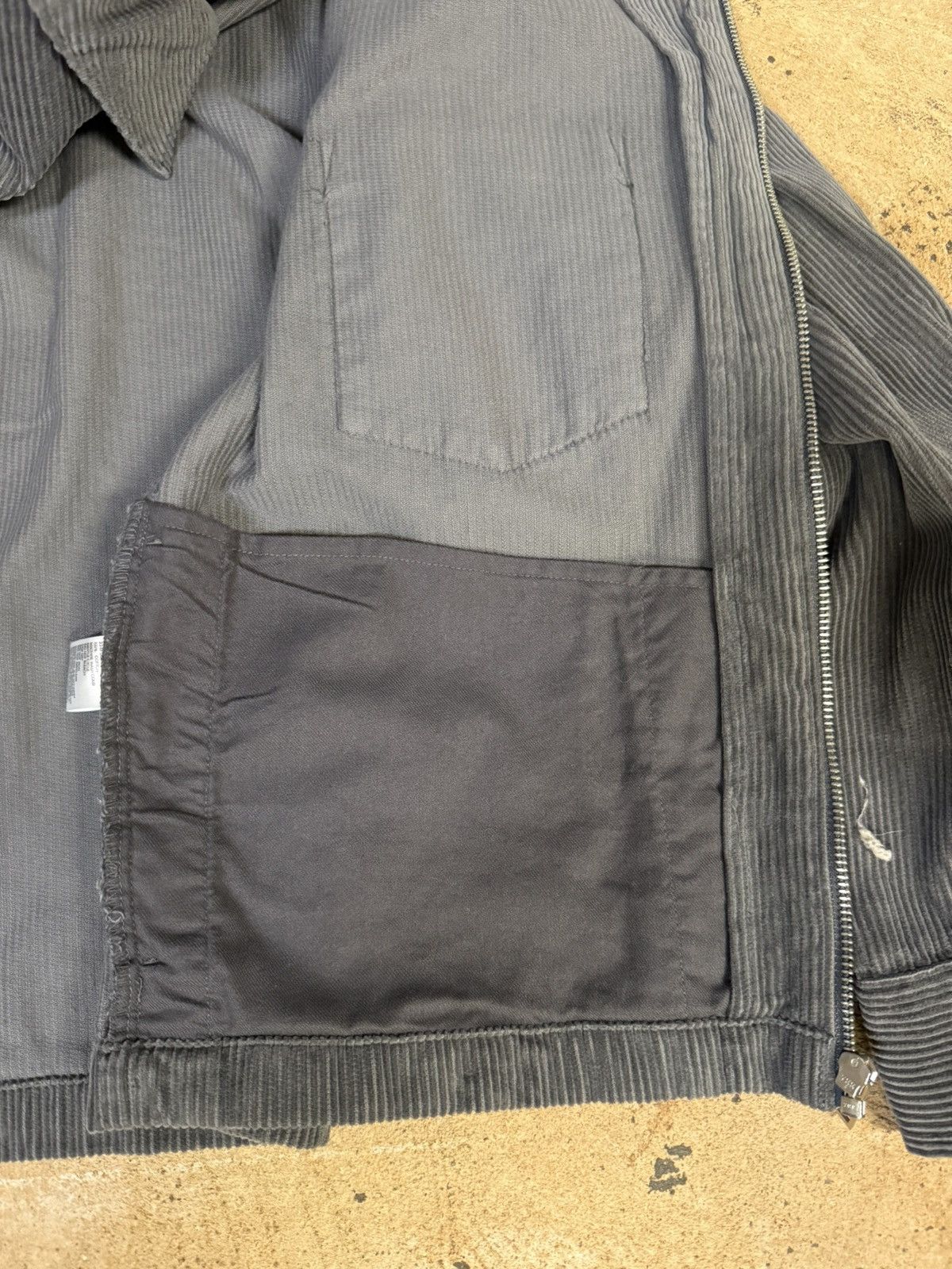 Uniqlo Grey Corduroy Jacket (X-SMALL) Size US XS / EU 42 / 0 - 4 Thumbnail