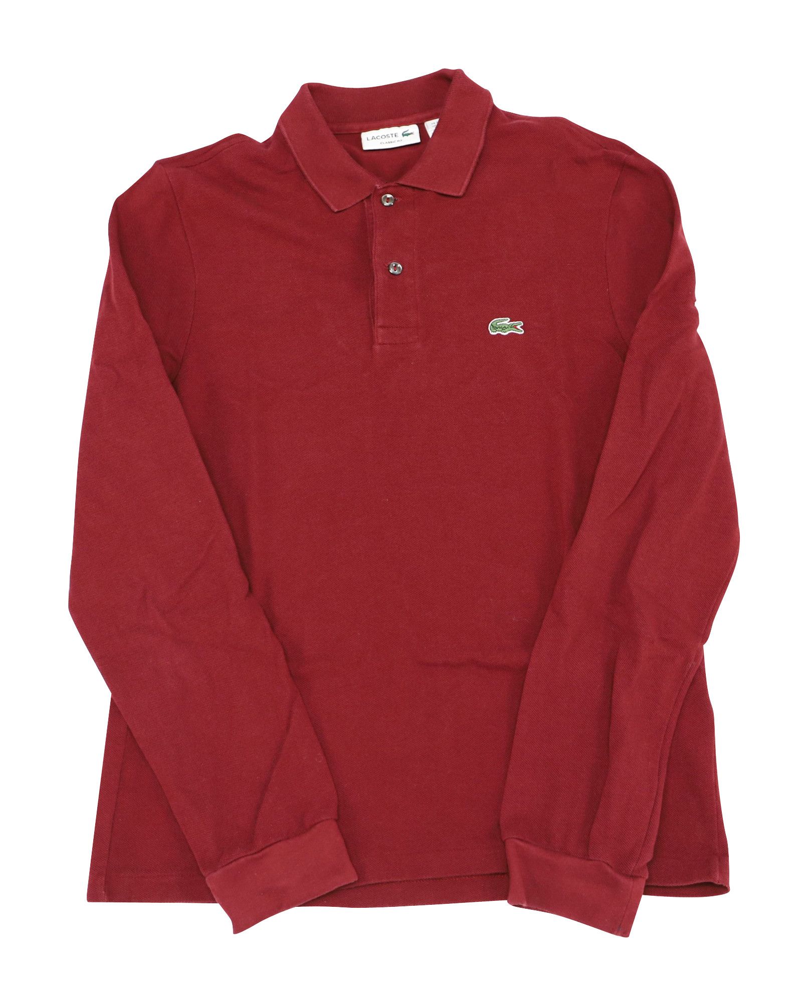 Lacoste Lacoste Long-sleeve Classic Fit L.12.12 Polo Shirt in Red C Size US XS / EU 42 / 0 - 1 Thumbnail