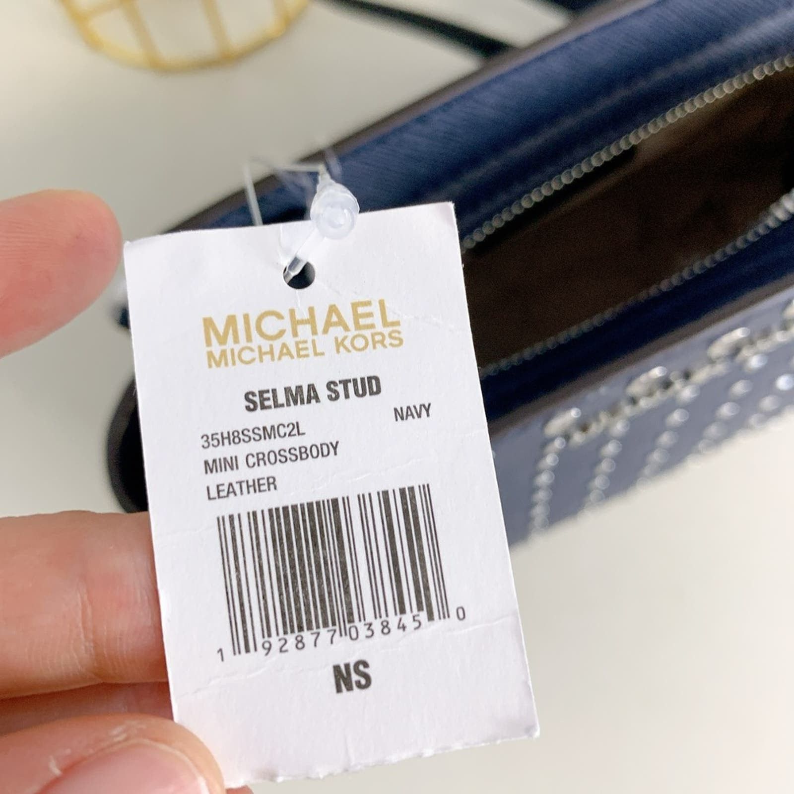 Michael Kors Michael Kors 35H8SSMC2L Selma Stud Mini Crossbody Leather I Size ONE SIZE - 6 Thumbnail