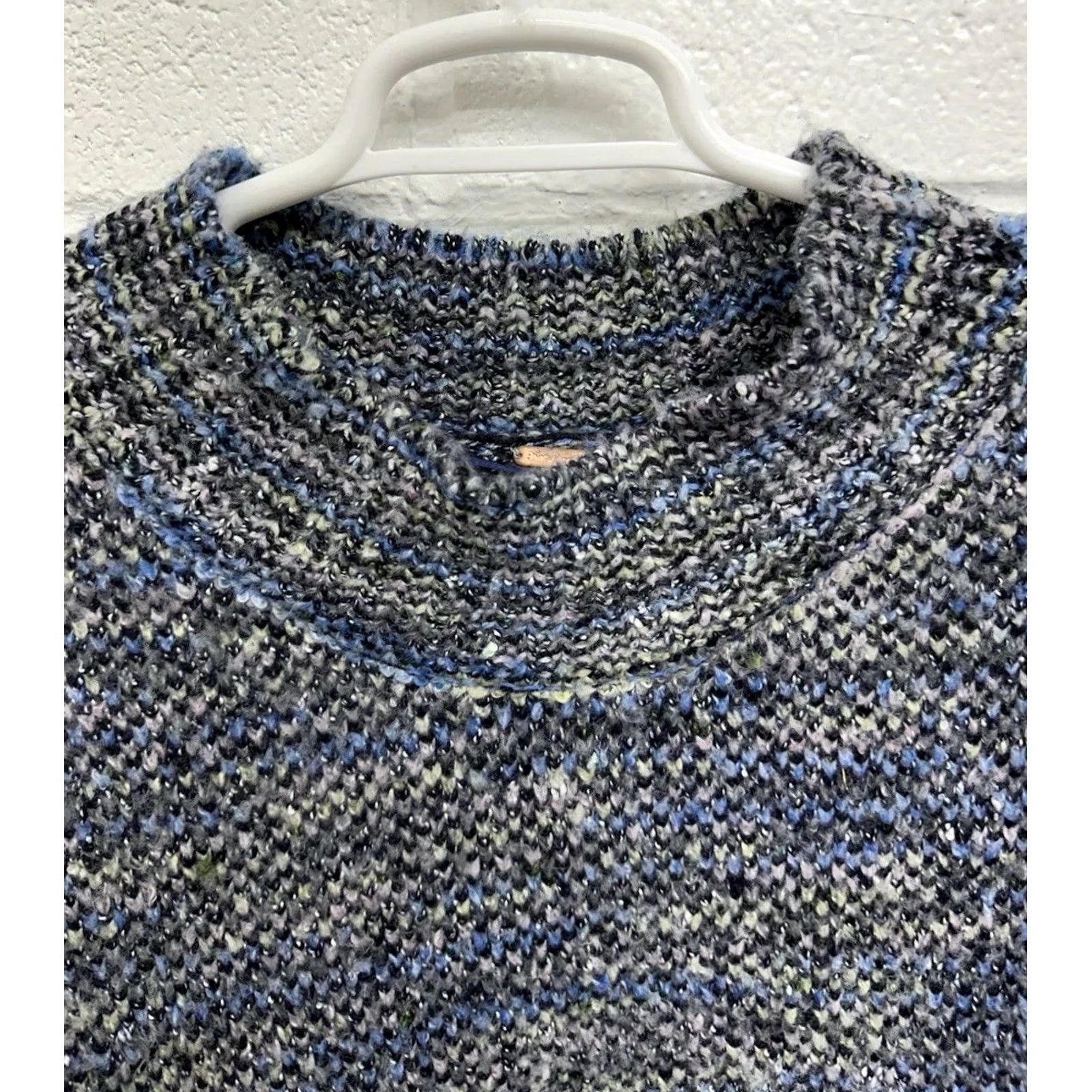 Free People Free People Sweater Pullover Women's L Blue Cotton Candy Pullover Sweater Size L Women Blue Cotton Candy Pullover Sweater 90s Mens Womens Bentley Size L / US 10 / IT 46 - 5 Thumbnail