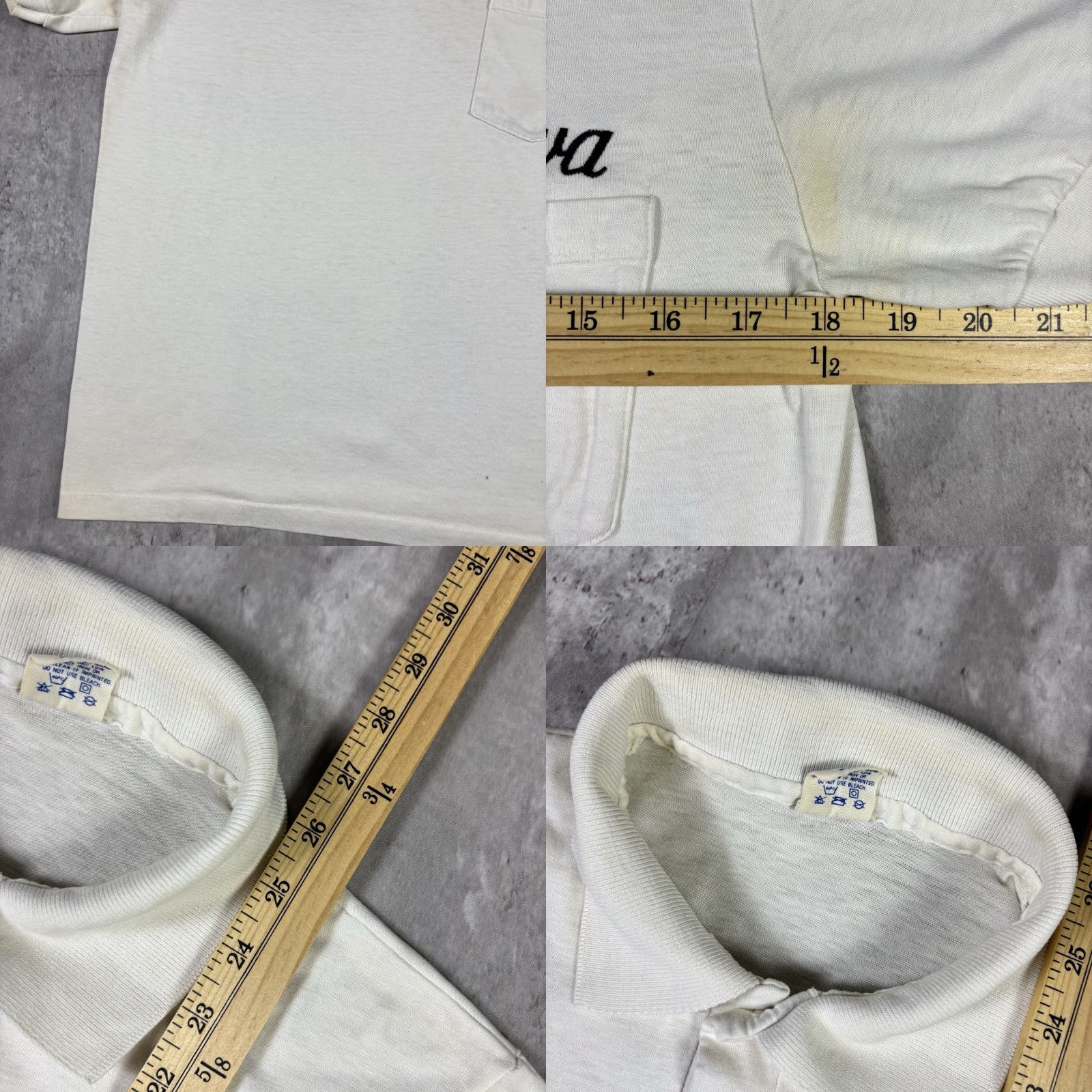 Vintage VINTAGE Iowa University 80s Collared Polo T Shirt L White Cotton Men Regular 32 Degrees Cool 80s Theme Baseball Shirt Size US L / EU 52-54 / 3 - 8 Thumbnail