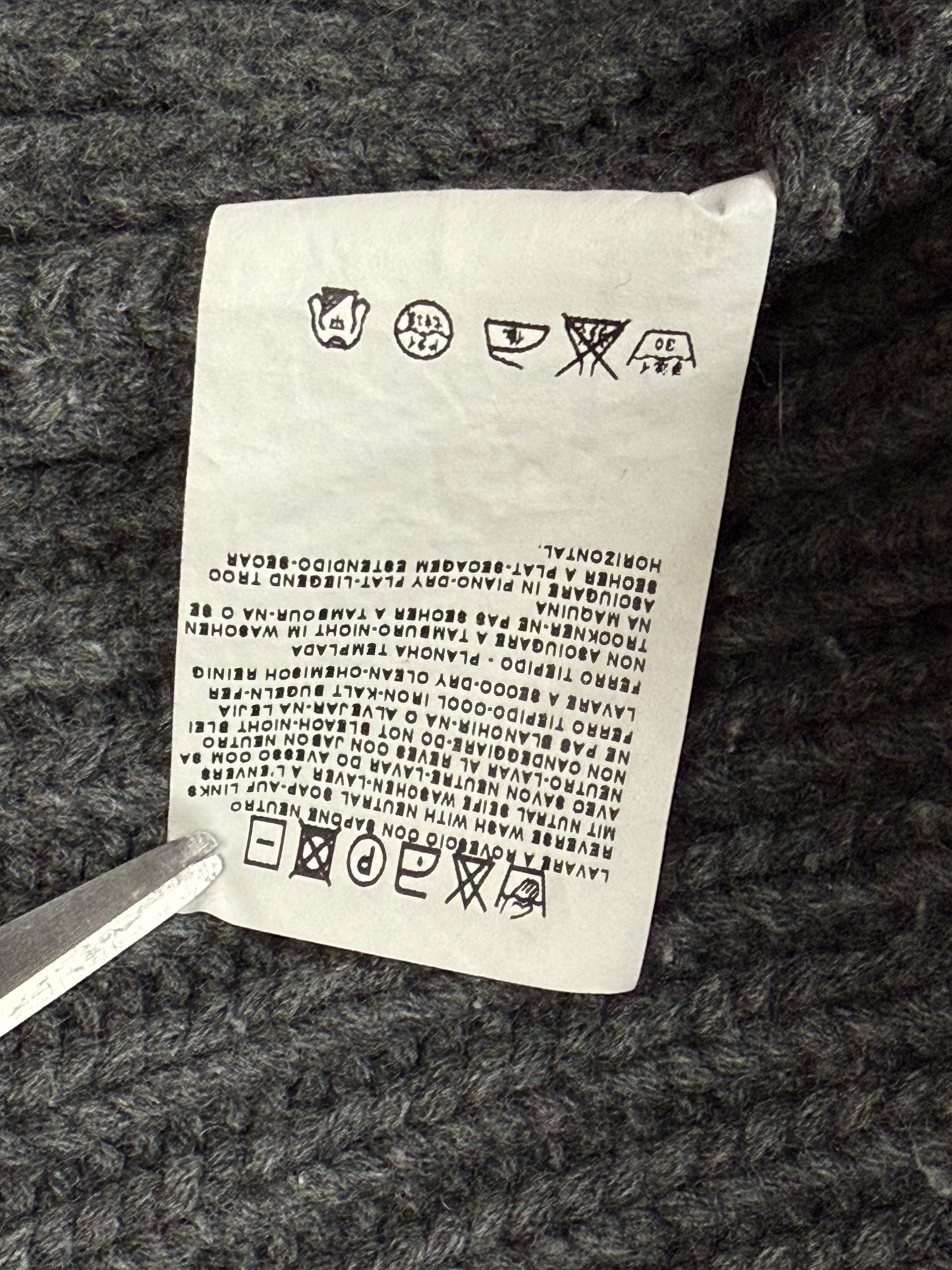 Stone Island Vintage Stone Island 2007 AW Wool Sweater Gray Size L Size US L / EU 52-54 / 3 - 14 Thumbnail