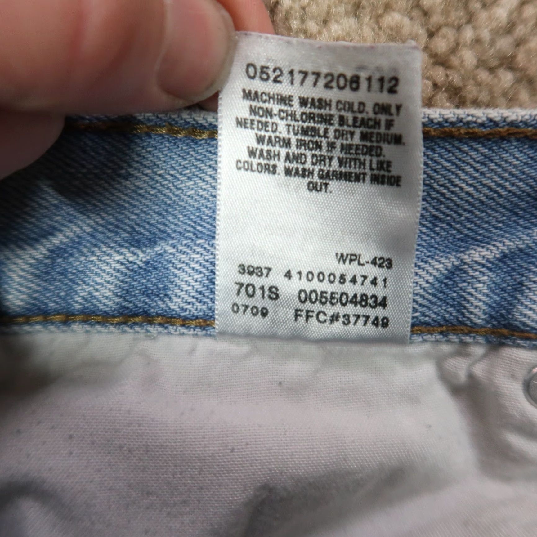 Levi's Levi's 550 Jeans Men 34x30 Relaxed Straight Denim Distressed Blue Vintage Size US 34 / EU 50 - 6 Thumbnail