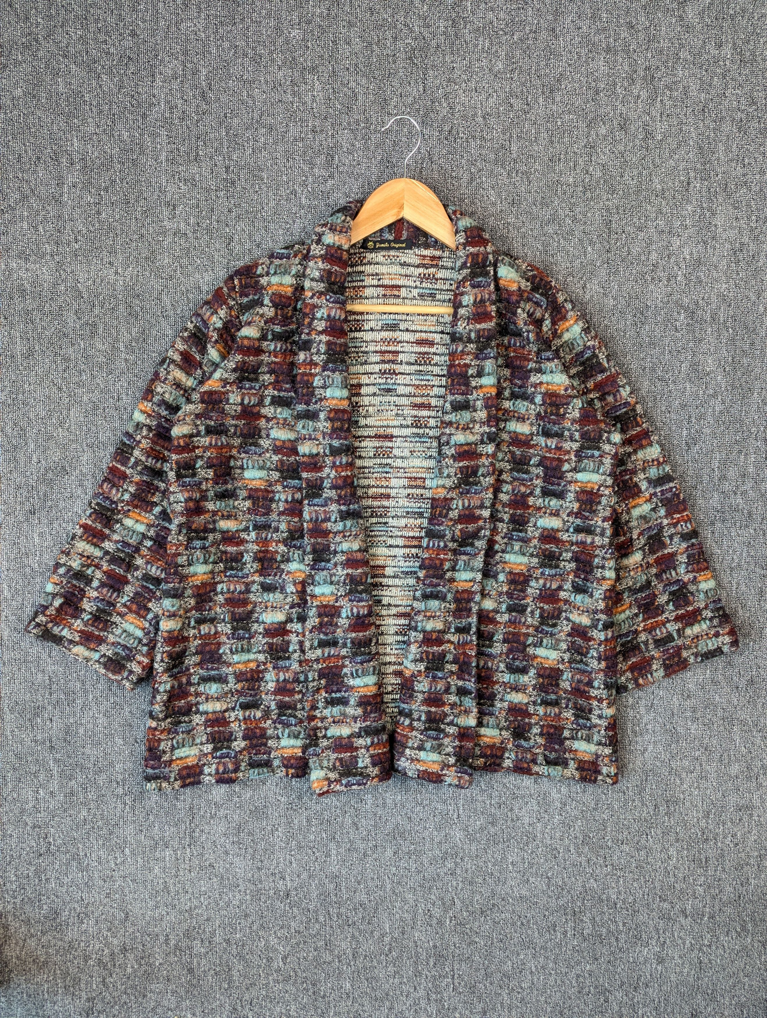 Vintage Yumiko Original Handwoven Cardigan Jacket