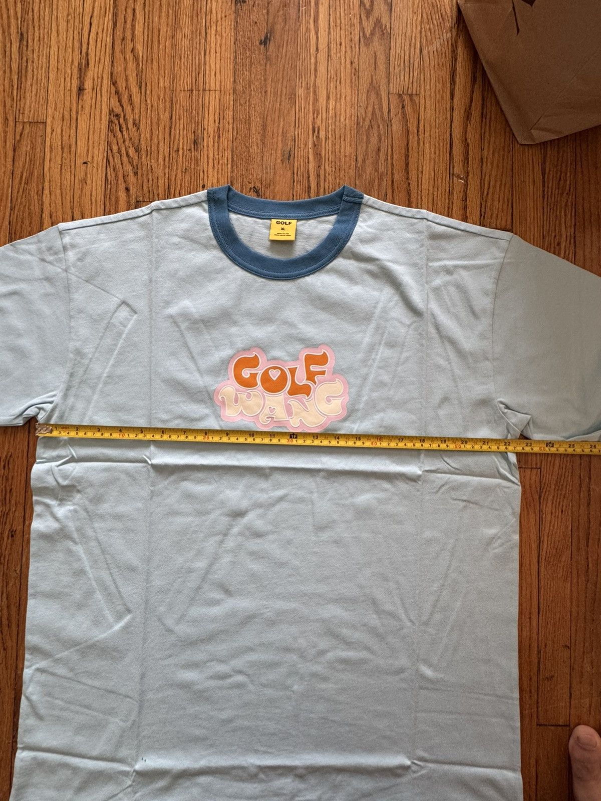 Golf Wang Golf Harmony Logo Ringer Tee LT Blue Size US XL / EU 56 / 4 - 6 Thumbnail