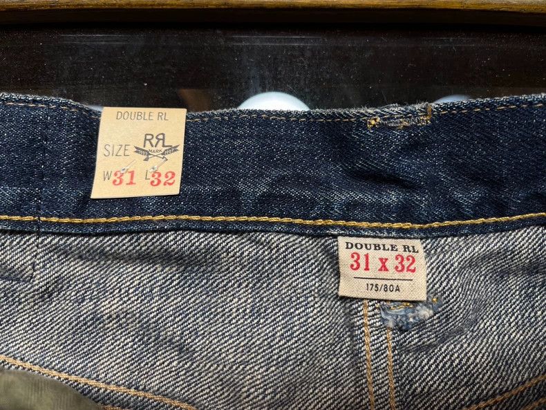 RRL Ralph Lauren RRL Ralph Lauren Knife cut patch damages Niuwang jeans Size US 32 / EU 48 - 4 Thumbnail