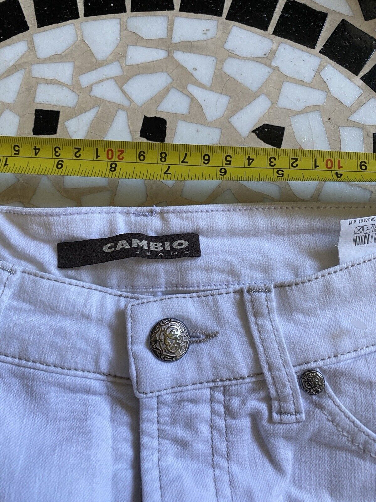 Other Cambio Jeans White Size 12 Embroidered Ol2 Size 34" / US 12 / IT 48 - 7 Thumbnail