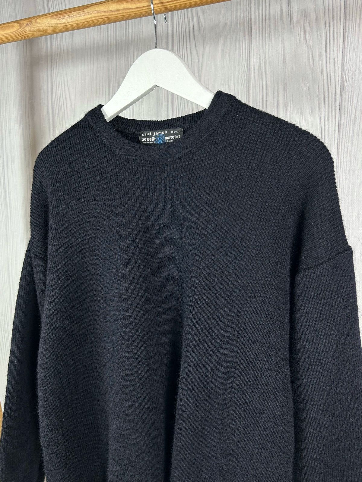 Saint James Vintage Saint James Au Petit Matelot Woolmark Sweater France Size US L / EU 52-54 / 3 - 3 Thumbnail