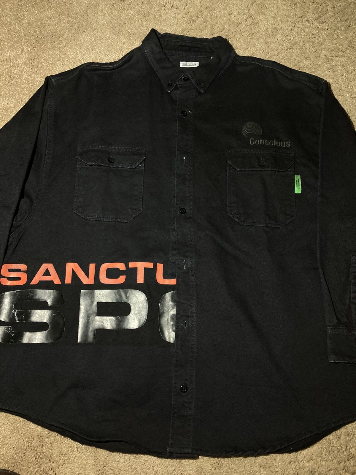 Willy Chavarria AW18 Willy Chavarria Conscious Polo Sport Rip 2018 Big Daddy Size US S / EU 44-46 / 1 - 1 Thumbnail