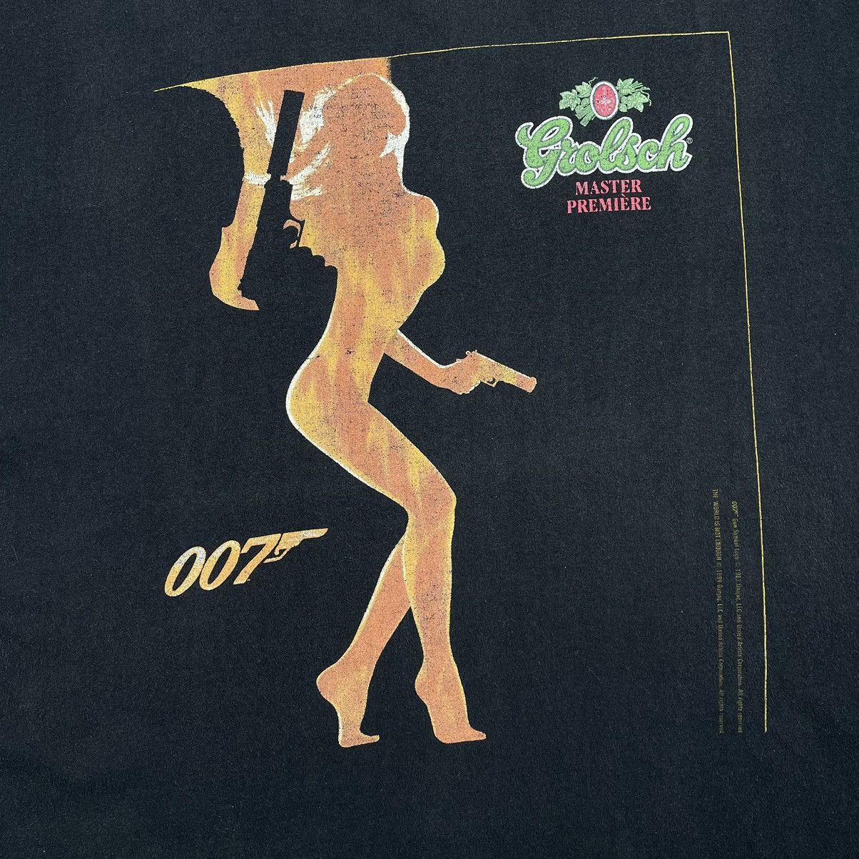 Vintage Vintage James Bond 007 Movie T Shirt 1999 Size US XL / EU 56 / 4 - 3 Thumbnail