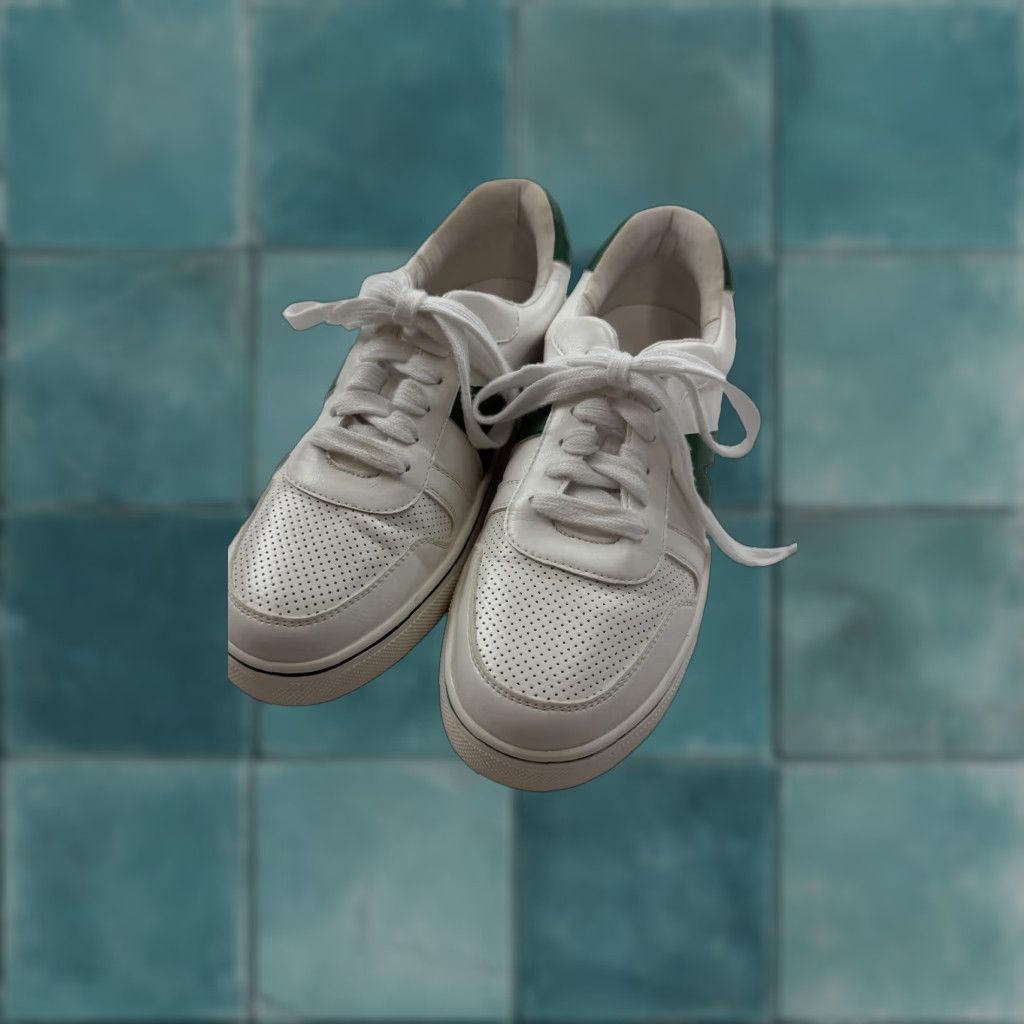 Vintage MIA Shoes Womens Size 8.5 White Green Low Top Casual Sneakers Athletic Comfort Shoes Size M / US 6-8 / IT 42-44 - 1 Thumbnail