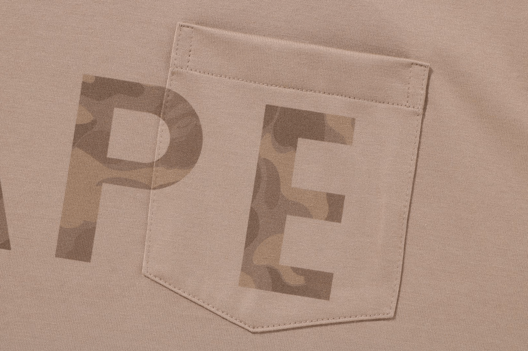 Bape Smooth Relaxed Fit Pocket Tee Size US XXL / EU 58 / 5 - 2 Thumbnail