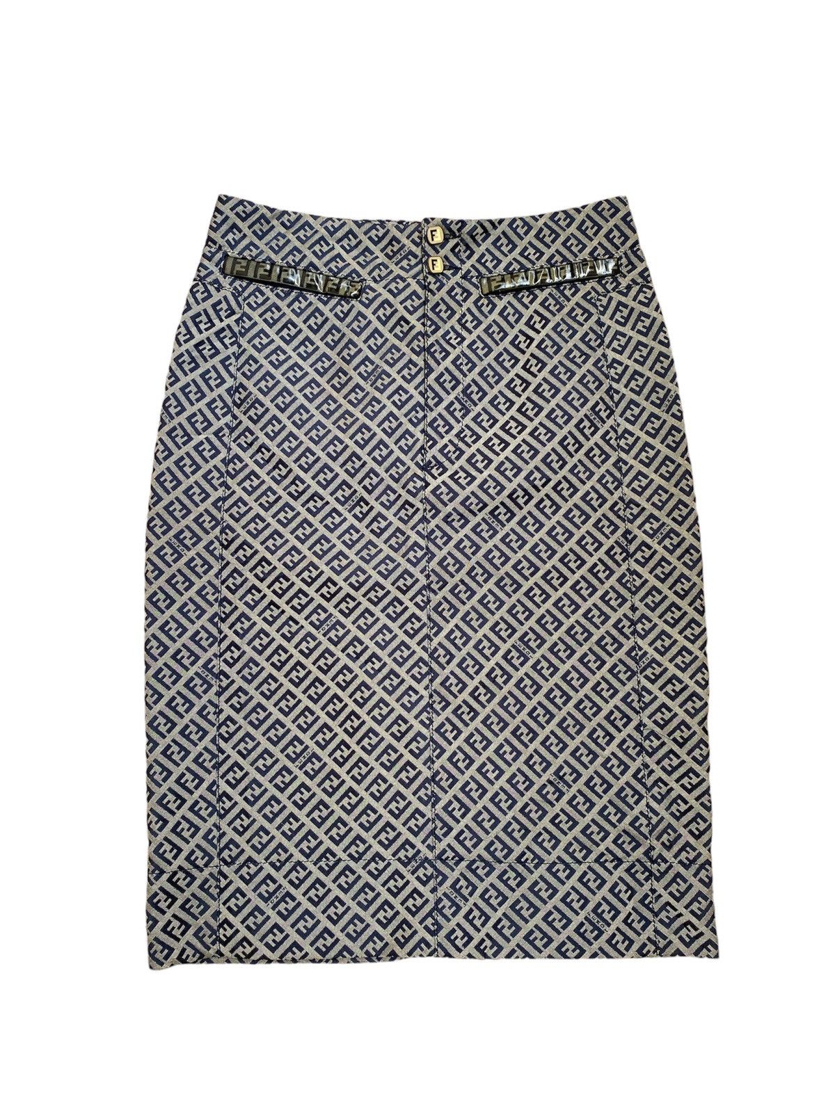 Fendi monogram skirt best sale