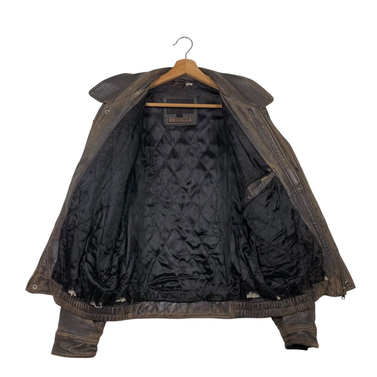 Issey Miyake 📌Vintage Biker Leather Jacket D' Homme A Homme Blanket Size US M / EU 48-50 / 2 - 14 Thumbnail
