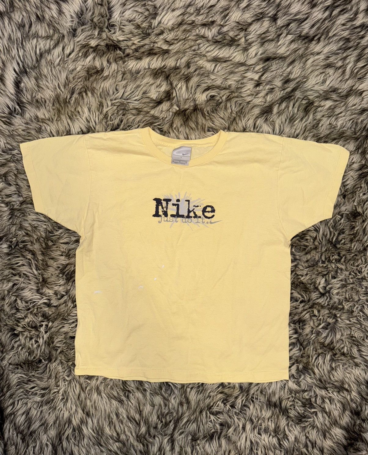 Nike Vintage Nike just do it chrome splatter tee Size L / US 10 / IT 46 - 1 Thumbnail
