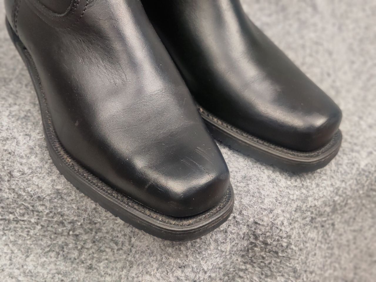 Canada West Canada West Leather Motorcycle square toe ankleVintage Boots Size US 8 / IT 38 - 13 Thumbnail