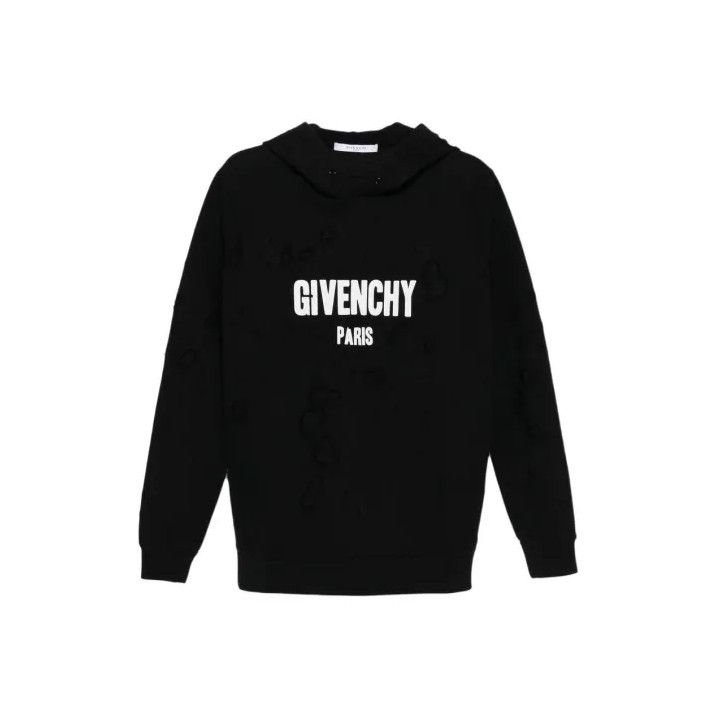 Givenchy Logo Print Long-Sleeve Hoodie