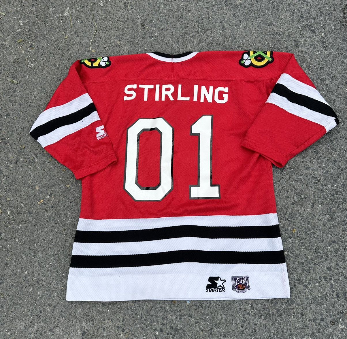 Starter Vintage Chicago Blackhawks NHL hockey Starter Jersey Size US XL / EU 56 / 4 - 4 Thumbnail