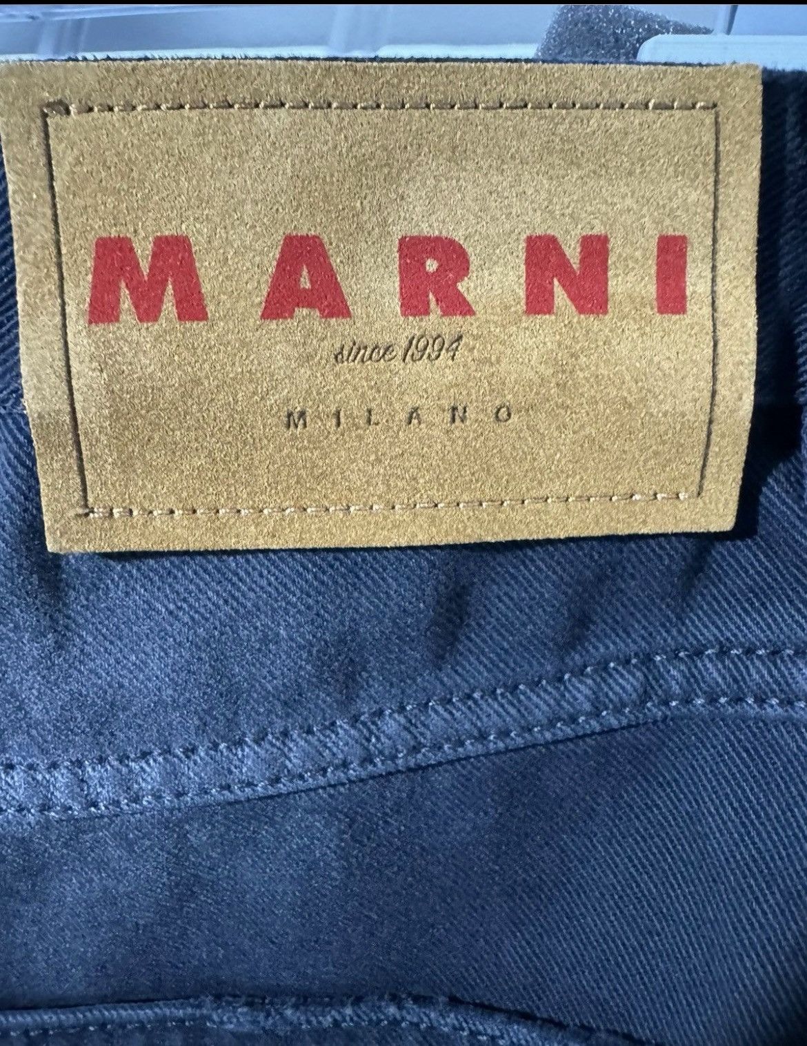 Marni 🔥 Marni Black Patchwork denim jeans sz36 ! Size US 36 / EU 52 - 12 Thumbnail